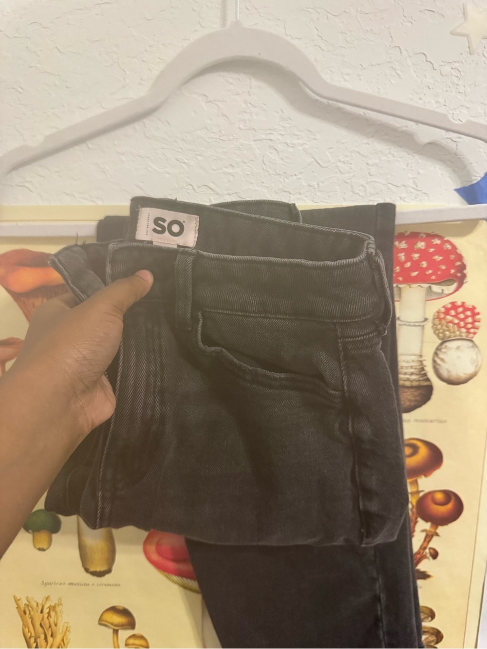 SO Black Denim High-Rise Jeans